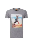 Tintype4 T-shirt BOSS ORANGE сив